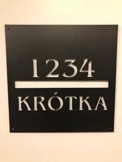 Číslo na dom - Address Array for Home Square House