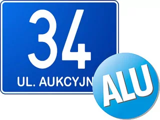Číslo na dom - Session Board s domovým číslom ALU