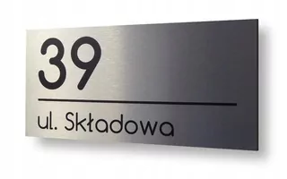 Číslo na dom - VEĽKÁ HLINÍKOVÁ ADRESA DOMNÉ ČÍSLO