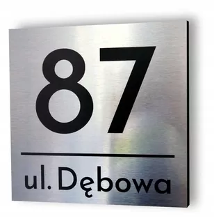 Číslo na dom - Hliníkový plech adresa číslo domu 29 × 29