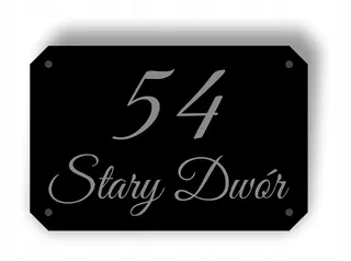 Číslo na dom - Tabuľka adries, dom, plot + odstupy