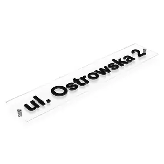 Číslo na dom - Doska pre domovskú adresu Array 3D číslo 50 × 10