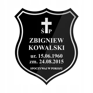 Doska náhrobné doska na hrob kríža TN4