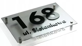 Číslo na dom - Tabuľka Address Table pre domáce 3D 30 × 40 Farby