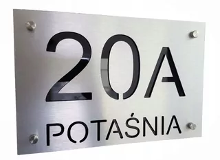 Adresný štítok pre dom 30 × 20cm