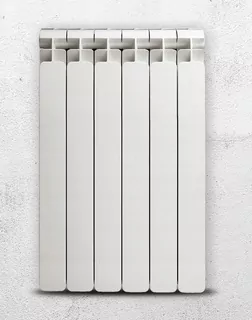 Faral Alba 1489 W hliníkový radiátor biely 800 x 680 x 95 mm - bočné pripojenie
