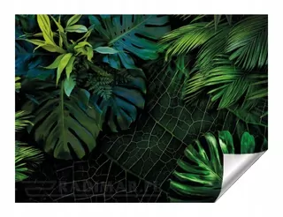 Fototapeta - Tapety listy, nástenná nástenná džungľa 3D 400 × 280