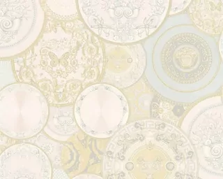 Tapeta z kolekcie Versace, dizajnéri čerpali inšpiráciu z luxusnej a klasickej kolekcie porcelánu.