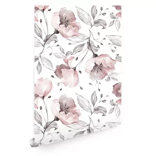 Fototapeta - Watercolor Tapety Kvety Pastely T01612