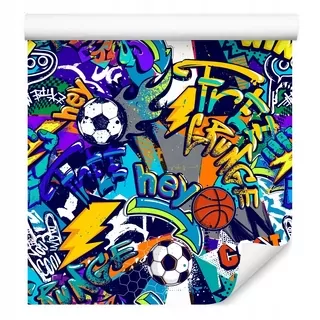 Tapeta pre mládež futbal šport graffiti