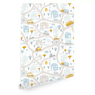 Fototapeta - Wallpaper Road of Scandinavian T0274