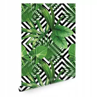 Fototapeta - Geometrické tapety Listy Palm T01597