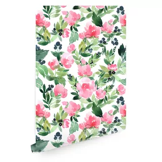 Tapeta kvety akvarel pastel