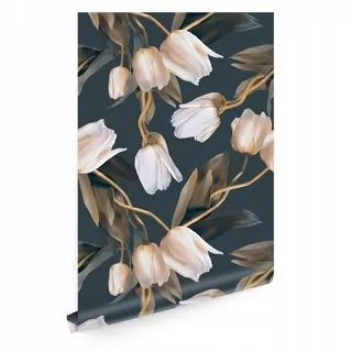 Tapeta kvety tulipány glamour