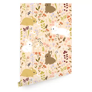Fototapeta - Wallpaper Lúka Bunnies Deti T0340