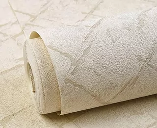 Tapeta na plátne jednoduchá geometrická béžová SN998033