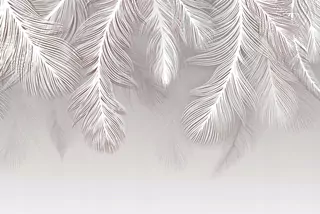 Fototapeta - Moderná 3D Palm Wallpaper Listy WZ6 368x248