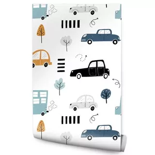 Tapeta do Chlapčenskej izby CARS Stromček Dekorácia