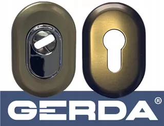 Ochranný štít pre dvere Gerda, olivová anóda