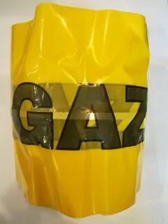 Páska, výstražná lokalizačná fólia žltá GAZ s oceľovou vložkou