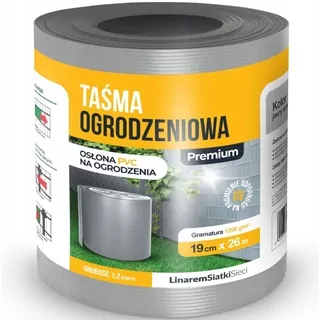 Atestovaná plotová páska premium s vysokou UV odolnostou 19 cm x 26 m