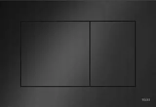 Tlačidlo splachovania WC Tece Now, čierne
