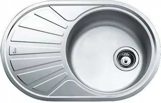 Teka Drez 1-komorový DR 77 MTX s odkvapkávačom 77 × 50 cm nerezová oceľ (40127303)