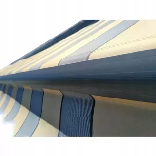 Markíza na balkón a terasu 195 x 150 cm béžová, odtiene sivej