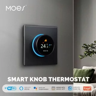 Inteligentný termostat WIFI gombík plynový bojler na vodu 3A čierny GC