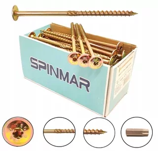 SPINMAR skrutky do dreva 8 x 180 mm 50 ks.