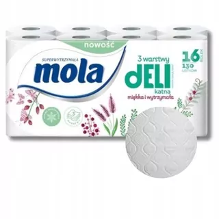 Mola toaletný papier neparfumovaný 16 ks.