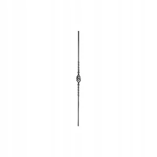 Zábradlie dekoratívne s cibuľou krútená 900 mm štvorec 12 mm
