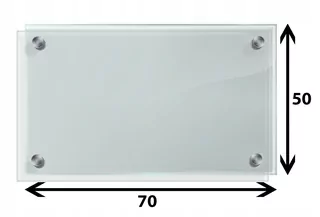 Sklenený panel 70 x 50 x 4 mm, leštené tvrdené sklo
