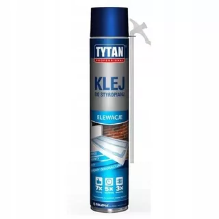 Montážna pena PUR - Titan Profesionálne lepidlo na 750 ml polystyrénu.