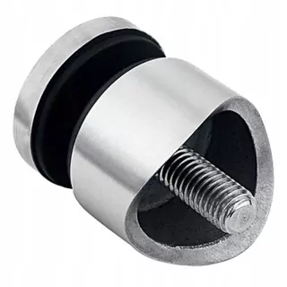 Nerezový držiak na sklo fi 30/M8 pre rúrku 42,4 mm (AISI 304, 42,4mm, SATIN)