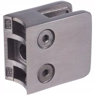 Držiak na sklo 45 × 45mm pre rúrku 42,4 - brúsený