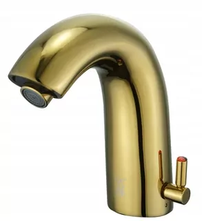 Royal Sanitary JS-SR025G zlatá stojanková umývadlová batéria