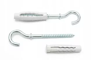Skrutky, šróby  - Universal Dybel Stropné hák Ø 10mm Nylon 100ks