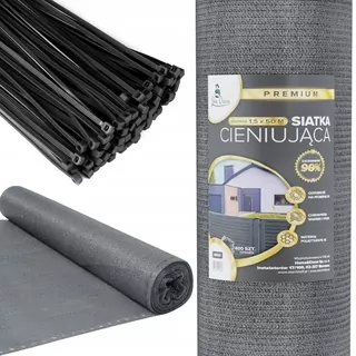 Sivá maskovacia tieniaca sieť 1,5 × 50m 90% XXL