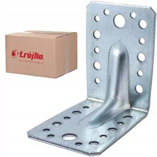 TESÁRSKA uhlová spojka - 105x105x90x1,5 mm - 50 KS