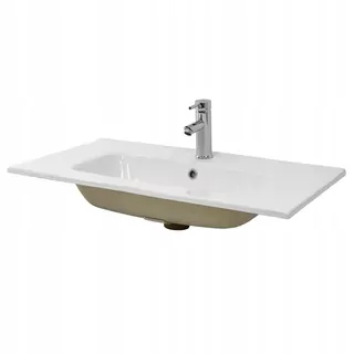 Kuchynský drez - Umývadlo 81 × 16.5 × 46 cm biela keramika ml-dizajn