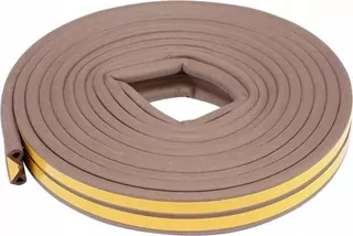 Gumené tesnenie okenných dverí, typ P 9X5,5, bronz, 100 metrov