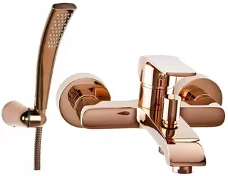 Valvex Aurora Rose gold biela nástenná vaňová a sprchová batéria