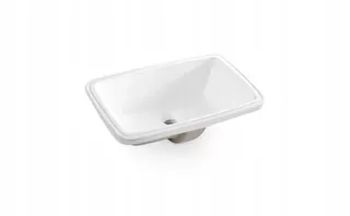 Bathco Torino B Umývadlo pod pracovnú dosku 51 × 32 × 18 cm, biela 0051B