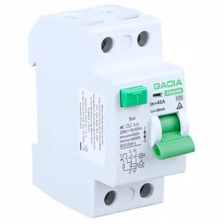 VCX GACIA SR6HM 2P 25 A 30mA typ AC rozdielový istič