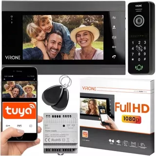 Video interkom WIFI 7 "FULL HD s bránou + aplikácia TUYA