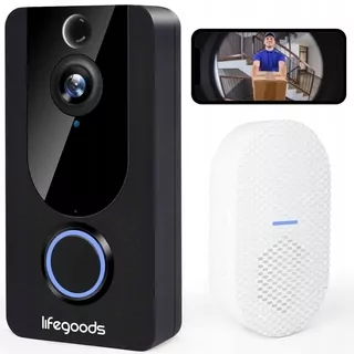 Videointerfon wifi interfón s full HD kamerou + zvuk + dobyčovacie batérie + sada na instaláciu