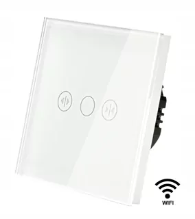 Induálny MTK-WIFI-86-W podomietkový dotykový spínač žalúzií, biely