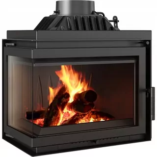 Čierny vzduchový krb Kratki Simple 8 kW