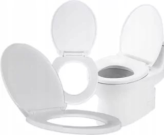 POMALY ZATVORENIE TVRDÉ WC SEDADLO, ODNÍMATEĽNÉ